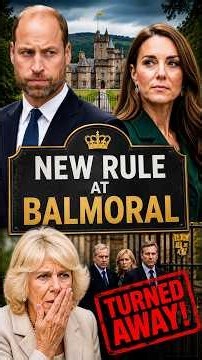 William & Catherine’s New Balmoral Rule Revealed!#PrinceWilliam #PrincessCatherine #RoyalFamily