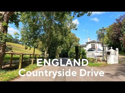 Driving in the English Countryside | Leith Hill to Battersea | via Rolling Surrey Hills and Forest