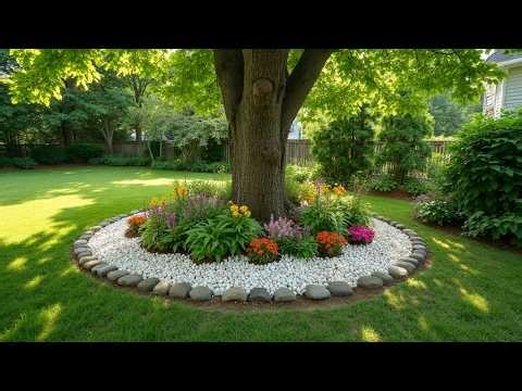 Beautiful Garden Flower Beds Around Trees: Elevating Your Landscape Under Trees