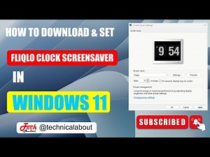 How to Download and Set Screen Saver in windows 11 [ tutorial ]