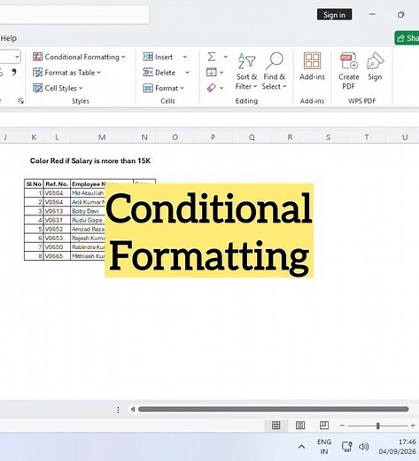 How to use conditional formatting in excel | Highlighting Cells