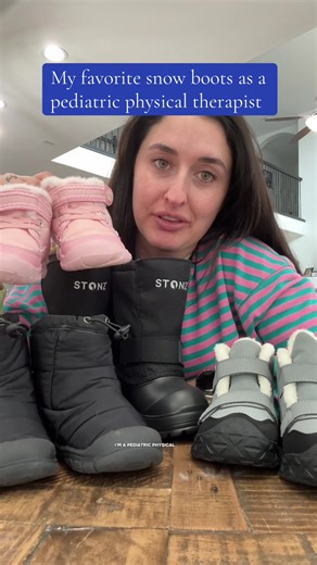 Here are some of my favorite snow boot options for kids as a pediatric physical therapist. These all will keep your kids’ feet dry while also protecting their foot development. Not an ad. Not sponsored. @balabalakids @Stonz | Making outside easy #kidsshoes #toddlershoes #childdevelopment #winterboots