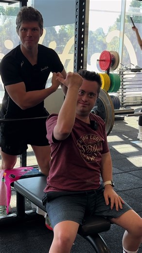 Helping Athletes with Special Needs Achieve | Bench Press PB