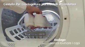 Se ci tieni tu, ci teniamo anche noi. Grazie al cestello potrai asciugare le tue scarpe ed evitare che vadano in giro da sole. | Electrolux