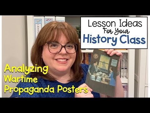 Wartime Propaganda Posters: Lesson Ideas for a HISTORY CLASSROOM | Teaching Ideas #6