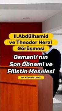 II.Abdülhamid ve Theodor Herzl Görüşmesi - e-Giresun