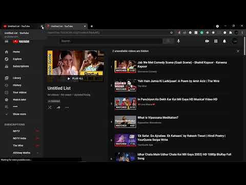 How to create a YouTube playlist from a list of links | a little coding
