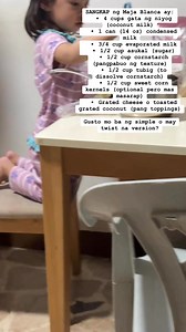 “My little chef in the making! She was so serious stirring the maja blanca, and when I asked if it was going to be delicious, she confidently said, ‘YES!’ ❤️‍🔥👩‍🍳 #ChefInTraining #TooCuteToHandle #MajaBlancaMoments #LittleFoodie #MomLife #ToddlerAdventures” | Wilbert Aldrin Bajo