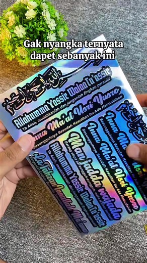 Sticker hologram murah dapet banyak #stikerhologram #stikermurah #stikermotor #stikerhelm #stikerhologrammurah