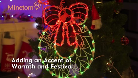 4 Pack Christmas Window Silhouette Lights Decorations, Lighted Wreath, Candy Cane, Snowflakes, and Snow Man Christmas Window Light Decorations for Holiday Indoor Outdoor Wall Door Glass Decorations