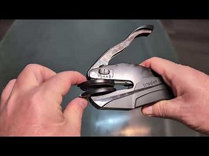 How to Remove or Install ANY Notary Seal Embosser Insert (Trodat Ideal Shiny MaxSeal Acorn MaxLight)