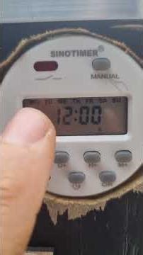Programando Timer Digital 12v