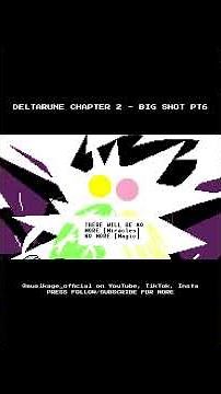 Deltarune Chapter 2 - BIG SHOT [16-bit; SNES; Mega Man X style] | Part 6 #Shorts