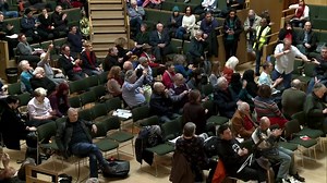 26K views · 357 reactions | Hundreds of people met in London today to plan a nationwide protest against Donald Trump's visit to the UK. The 'Stand up to Trump Committee' say they want to try and organise 'the biggest protest in British history' if the controversial visit goes ahead. | ITV London | Facebook