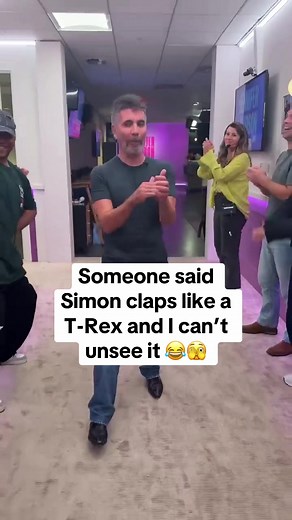 Simon Claps Like a T-Rex: A Humorous Observation
