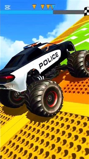 POLICE MONSTER TRUCK’S CRAZIEST JUMP! 🚔🔥