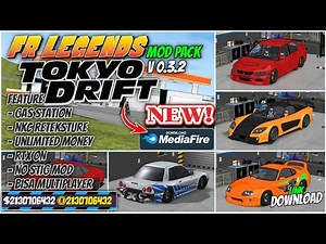 Download FR Legends New mod pack TOKYO DRIFT V 0.3.2 | EVO IX | R34 LBWK| RX7 Veilside | Twin Turbo