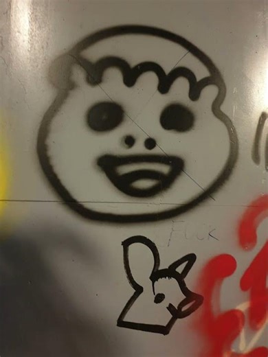 誰把爛電視搬到橋上的？！最近河濱公園越來越怪，不是有流浪漢橫躺橋上擋路，就是整條河濱公園忘了開燈或是六隻野狗一起狂吠擋路，總之已經連續好幾天沒晨運成功了，五點半直接殺去吃早餐，再這樣下去要肥死了。