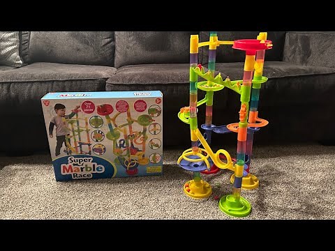 Super Marble Race Marble Run Set - Unboxing, Demonstration, and Review