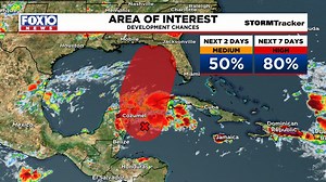 3 comments | TROPICAL SYSTEM LIKELY TO FORM: An area of low pressure in the Caribbean should get better organized this weekend and head towards the eastern Gulf. Download our free app to get the latest updates and push alerts: https://www.fox10tv.com/page/apps/ | FOX10 News | Facebook