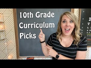 10th Grade Curriculum Picks 2024-2025
