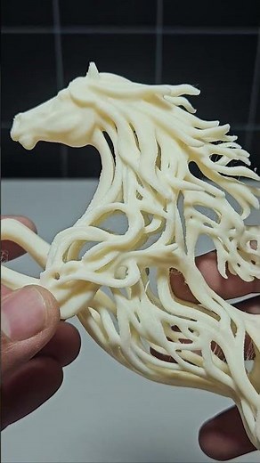 3D Printed Ethereal Stallion Sculpture #house #ethereal