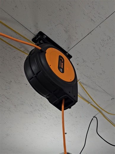 Retractable extension cord by Vevor. Tough tools, half the price. #extensioncord #shoptools #vevor @VEVOR Store