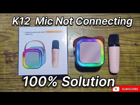 How to Fix K12 Bluetooth Speaker Mic Connectivity Issue | Step-by-Step Repair | K12 mic not connect