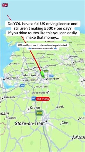 This is how to make £500+ daily…#courier #route #UK #license #becomeacourier