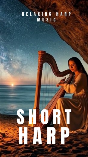 This Harp Will Calm Your Mind 🌙💔 #harpshorts #shorts #calmharp