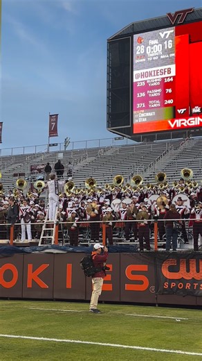 16K views · 624 reactions | The game’s over, but our spirit plays on. Go Hokies! ♥️旅 #MarchingBand #Hokies #ThisIsHome #VirginiaTech | The Marching Virginians - The Spirit of Tech | Facebook