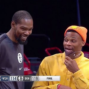 KD x Russ Nothing but respect 🤝 | NBA TV