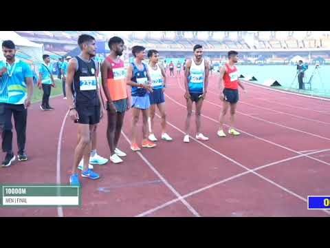 10000m men's final || 64th open national athletes championships 2025 || 10km run final Men's