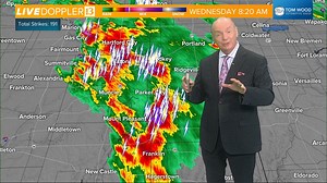 72K views · 351 reactions | Chuck Lofton and Lindsey Monroe are sharing the latest timeline on today's potential for severe storms that could include heavy rain, damaging winds, hail and tornadoes. MORE: https://www.wthr.com/article/weather/weather-impact/significant-severe-weather-threat-wednesday-storms-hail-wind-tornado/531-d0b7c66f-be54-466f-b4ba-60757f6555fc | WTHR-TV | Facebook