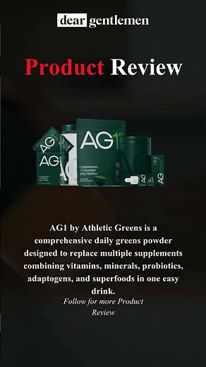 Product Review: AG1 by Athletic Greens