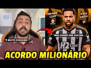 Atlético MG officially announces the signing of Renan Lodi.