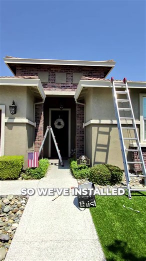 We've installed permanent lighting on this first level right here. 💡 Haven't done over here or up there yet, but I want to show you what it looks like during the day. 🌅 This is the preview stage—seeing the quality and appearance before completing the full installation. This is how we ensure you're 100% satisfied before we finish. ✅ Transparency in action. 👀 💾 Considering permanent lighting? Save this to see what partial install looks like. 👉 Ready to start your installation? Free quotes ava