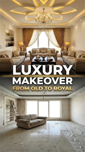 Luxury Makeover ✨ | Old Room to Royal Living 🤯 #luxuryhomes