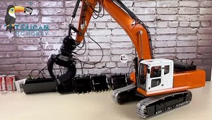 1.1K views · 60 reactions | Finish building a lesu 1/14 hydraulic Komatsu AC360/PC360 excavator, it’s now being tested, this color it’s beautiful, there are many attachments can fit for it! It’s fun to work with it | Toucanhobby | Facebook