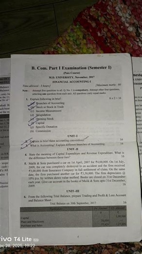 b.com semester 1 financial accounting -1