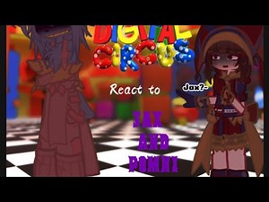 The Amazing Digital Circus reacts to Jax & Pomni |2X SPEED| Jax Angst, Funnybunny? |TADC| |Part 2!!|