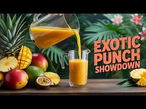 Healthy Tropical Fruit Punch-Jamaican Style