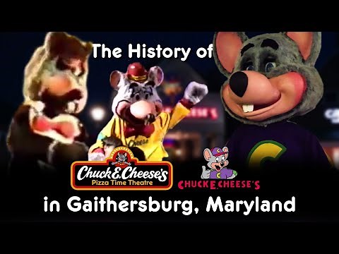 The History of Chuck E. Cheese in Gaithersburg, Maryland