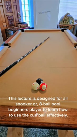 Lawrence on Instagram: "This is a recommended cue ball for all beginners #snooker #8ballpool🎱 #billard #tips"