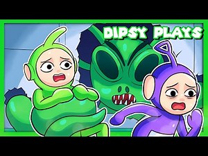 🌈 CREEPY ALIEN! [SCARY OBBY] | Dipsy Plays Roblox Escape The Area 51 w/ ‪@OstryTV‬ ​