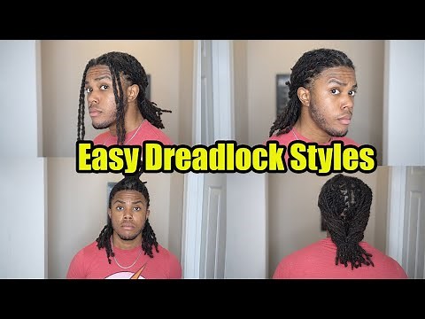 Easy Medium Dreadlock Styles| Two Strand Twist| How to Dreadlock Styles