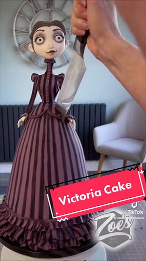 Victoria Corpse Bride Halloween Cake Decorating Tutorial | Zoe's Fancy Cakes