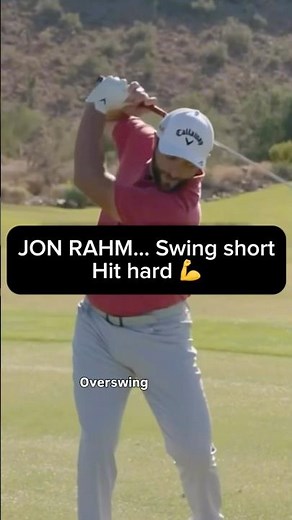 Jon Rahm’s Secret to a Shorter, Faster Golf Swing! 🏌️‍♂️#golf #golftips #golflesson