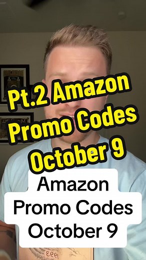 Amazon promo codes for October 9th. Happy shopping! #amazondealstoday #amazonpromocodesoctober9 #amazonpromocodes #amazonmusthaves #amazonfavorites #amazonfinds #amazondeals