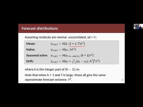 Forecasting Principles & Practice: 5.5 Distributional forecasts and prediction intervals